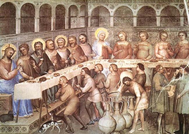 GIUSTO de  Menabuoi Marriage at Cana oil painting picture